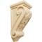 Ekena Millwork 4 1/2"W x 5"D x 10"H Medium Basket Weave Corbel, Maple CORW04X05X10BWMA - alternate 1